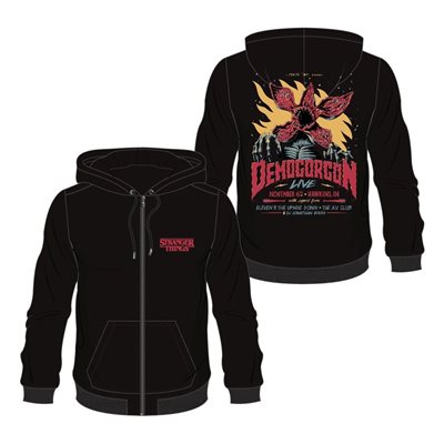 Difuzed Stranger Things Hooded Sweater - Demogorgon, huppari, L-koko, (Poistotuote! Norm. 59,90€)
