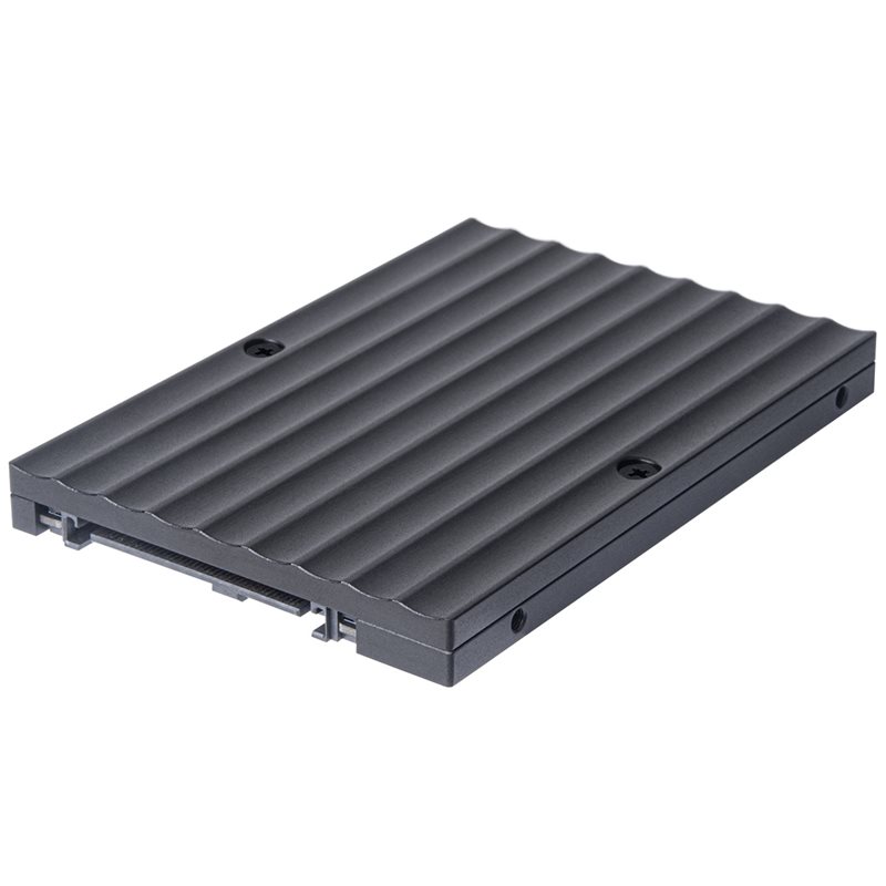 SilverStone MUA01, M.2 NVMe SSD -> U.2 SSD -adapteri, musta