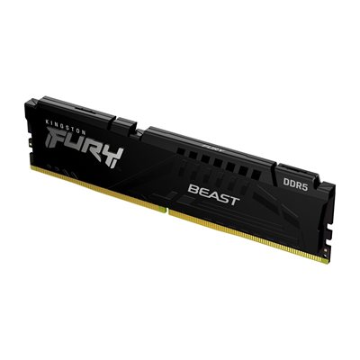 Kingston 16GB (1 x 16GB) FURY Beast, DDR5 6800MHz, CL34, 1.40V, musta