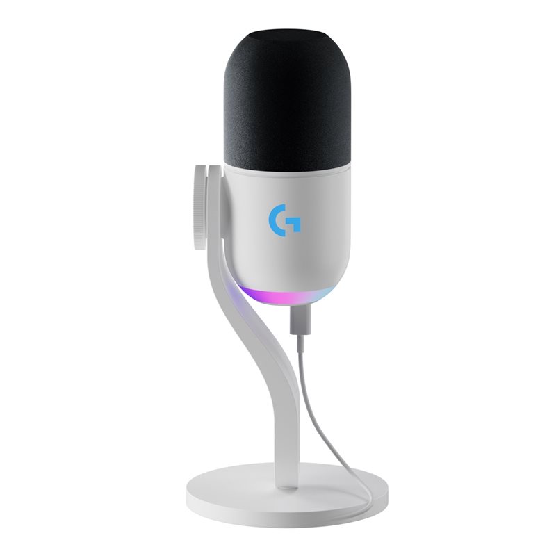 Logitech Yeti GX, USB-mikrofoni, valkoinen