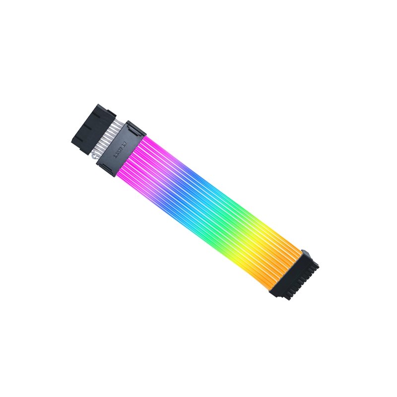 Lian Li Strimer Wireless 24-Pin + kontrolleri, RGB-valaistu emolevyn virtakaapeli, 260 mm