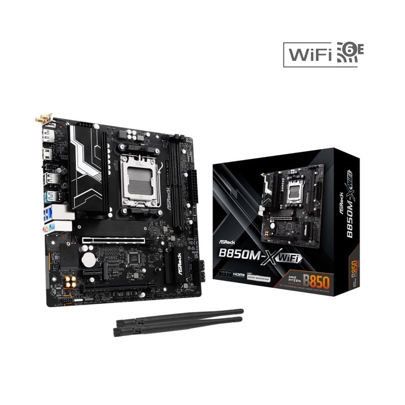 ASRock B850M-X WiFi, mATX-emolevy