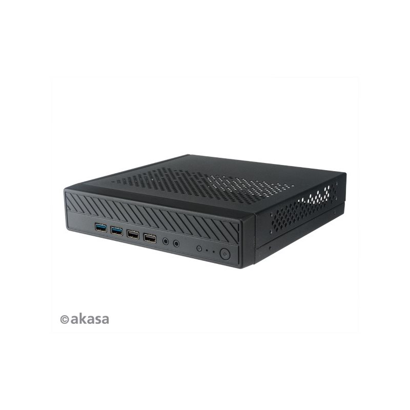 Akasa (Outlet) Cypher MX3, Thin Mini-ITX -kotelo, musta