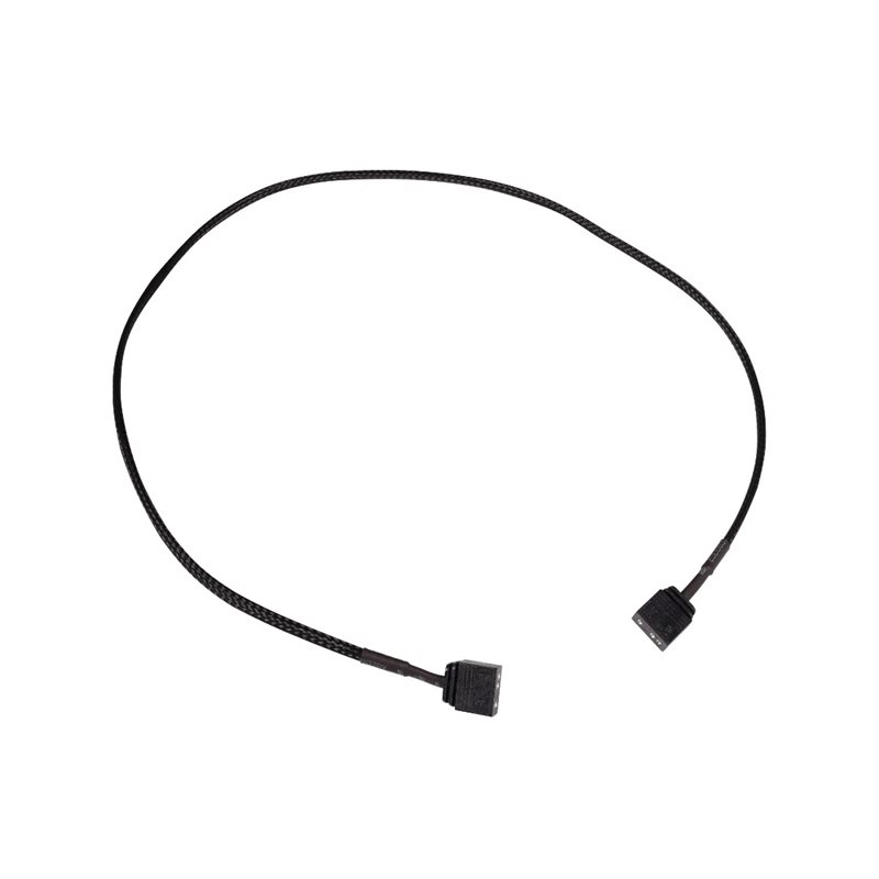 Alphacool Extension aRGB 3-pin to 3-pin 60cm, jatkokaapeli, musta