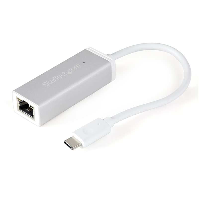 StarTech.com Gigabit Ethernet -verkkoadapteri, 3.2 Gen1 USB-C, hopea