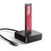 AXAGON M.2 NVMe SSD -telakointiasema, USB-C 3.2 Gen2, musta