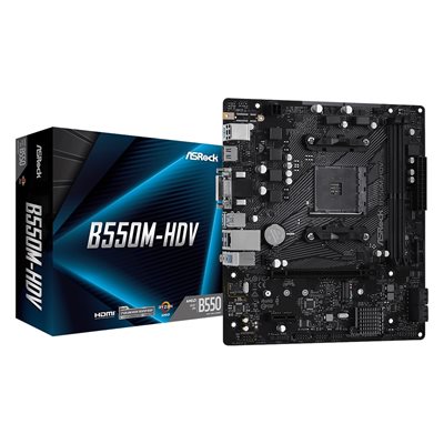 ASRock B550M-HDV, mATX-emolevy