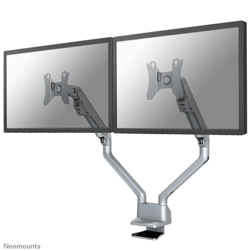 Neomounts by Newstar FPMA-D750DSILVER monitor desk mount, pöytäteline kahdelle monitorille, hopea