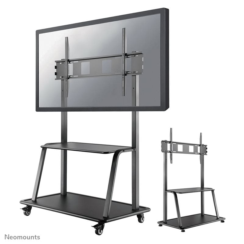 Neomounts by Newstar NS-M4000BLACK floor stand, liikuteltava monitorin/television lattiateline, musta