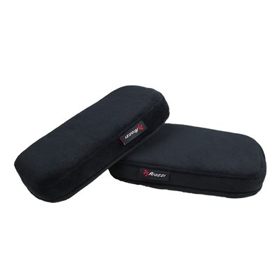 Arozzi Memory Foam Armrest Pads, muistivaahtotyynypari käsinojiin, musta