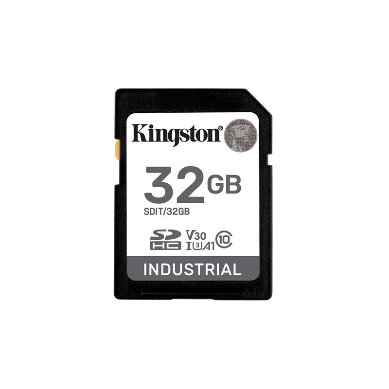 Kingston 32GB Industrial SD Memory Card, SDHC-muistikortti, UHS-I / U3 / V30 / A1