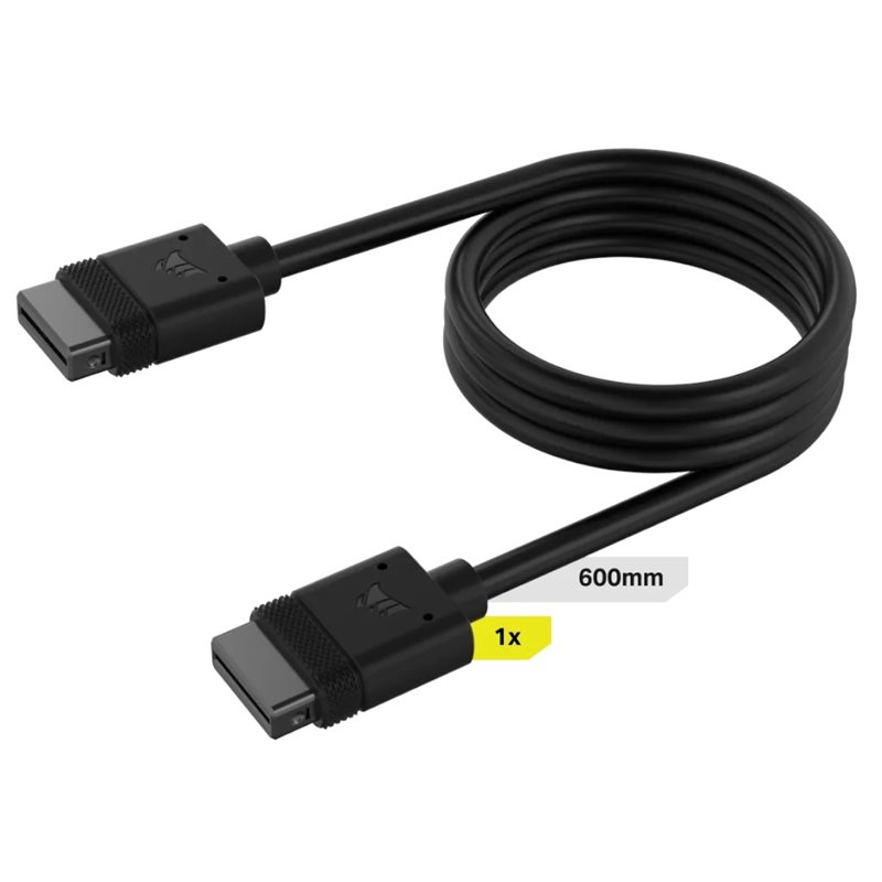 Corsair iCUE LINK Cable - 1 x 600mm, musta