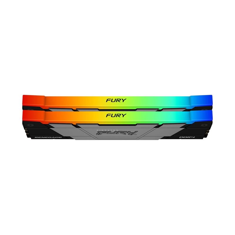 Kingston 16GB (2 x 8GB) FURY Renegade DDR4 RGB, 4266MHz, CL19, 1.40V, musta/harmaa - Kuva 2