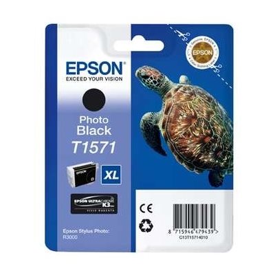 Epson T157 Photo Musta Cartr.