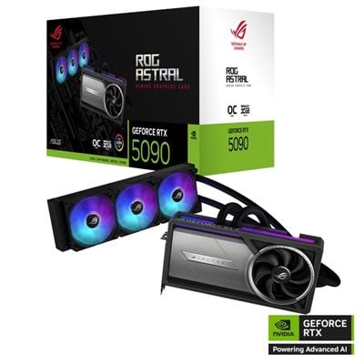 Asus GeForce RTX 5090 ROG Astral LC - OC Edition -näytönohjain, 32GB GDDR7