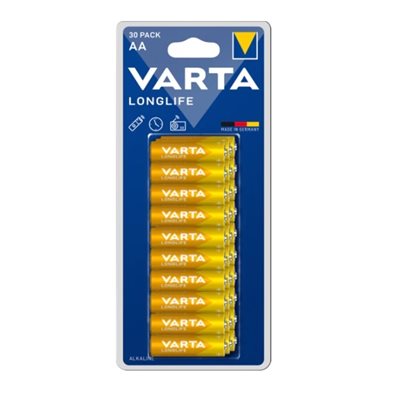 Varta AA/LR06 Longlife -paristo, 30kpl