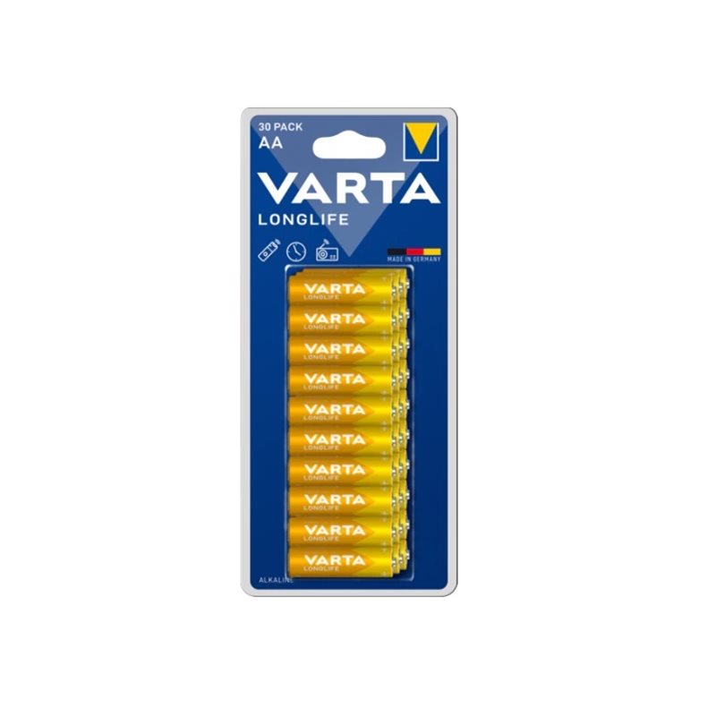 Varta AA/LR06 Longlife -paristo, 30kpl