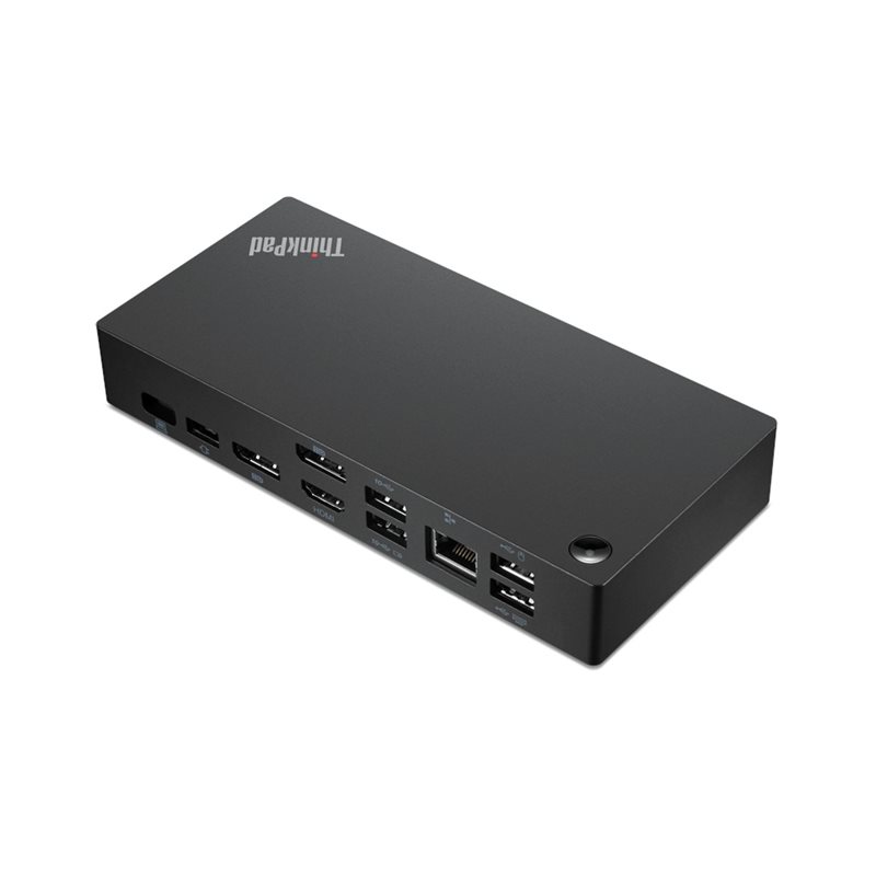 Lenovo ThinkPad Universal USB-C Dock -telakointiasema, 90W, musta