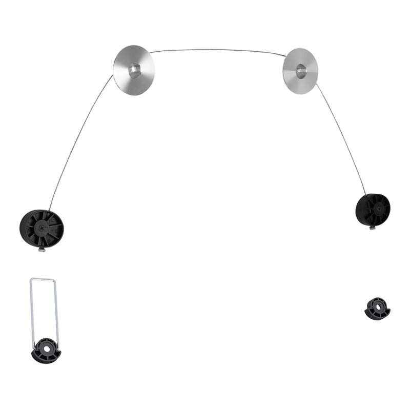 Deltaco 37-70" Ultra-slim Wall Mount, seinäteline näytölle, musta