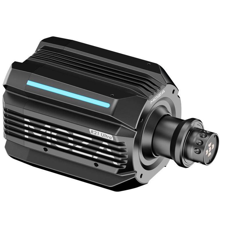 MOZA Racing R21 Ultra Direct Drive Wheelbase (PC), ratin pohjayksikkö, musta/valkoinen