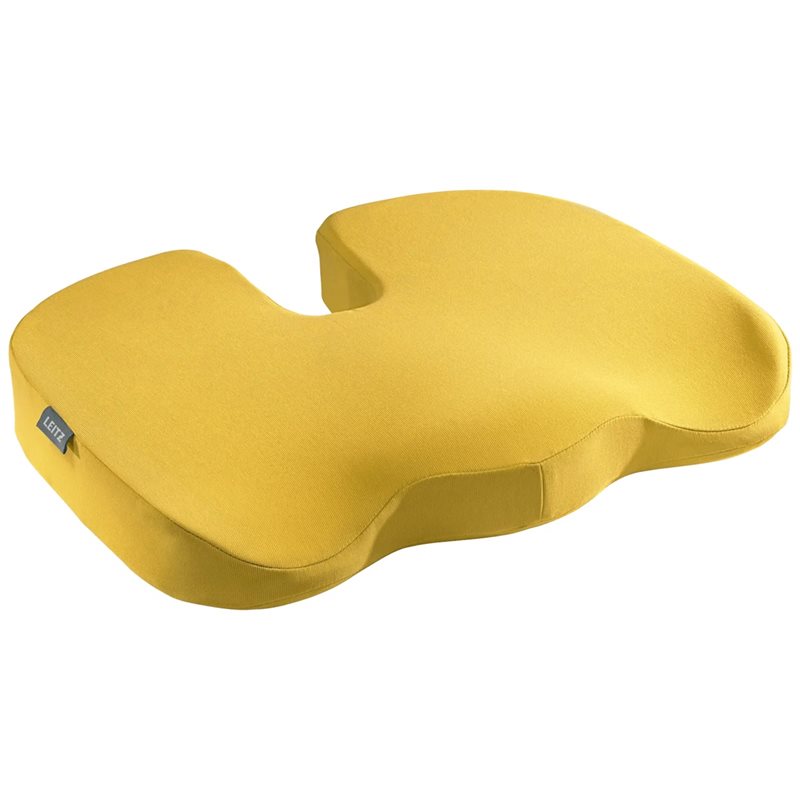 Leitz Ergo Cosy, ergonominen istuintyyny, keltainen