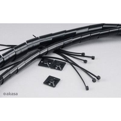Akasa Cable Tidy Kit -tarvikepakkaus