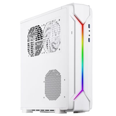 SilverStone RVZ03-ARGB Raven, Mini-ITX -kotelo, valkoinen