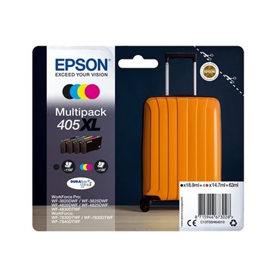 Epson 405XL Multipack -mustepatruunapaketti, 4 väriä