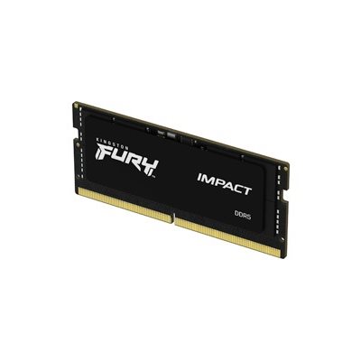 Kingston 8GB (1 x 8GB) FURY Impact, DDR5 4800MHz, SO-DIMM, CL38, 1.10V, musta