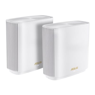 Asus ZenWiFi XT9, Tri-Band Wi-Fi 6 Mesh -järjestelmä, AX7800, 2-pack, valkoinen
