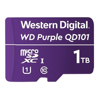 Western Digital 1TB WD Purple QD101, microSDXC-muistikortti, UHS-I U1 / Class 10