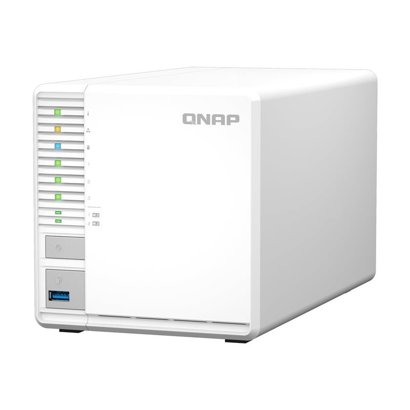 QNAP TS-364, 3-paikkainen NAS-asema, 4GB, valkoinen