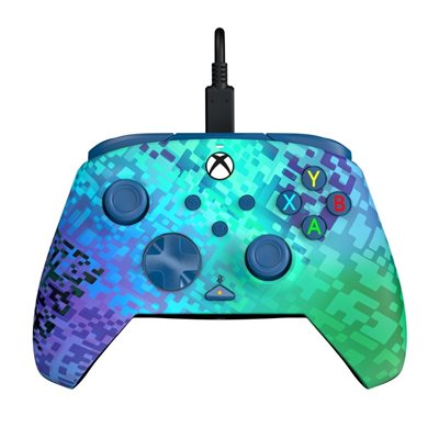 PDP Rematch Wired Controller, langallinen pädiohjain, Glitch Green