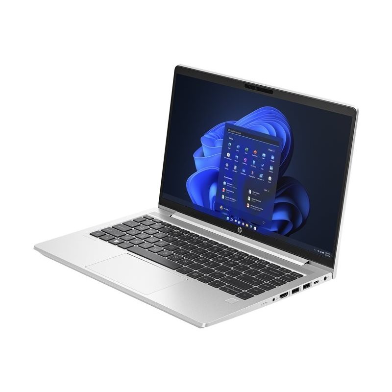 HP 14" ProBook 445 G10, kannettava tietokone, hopea/musta