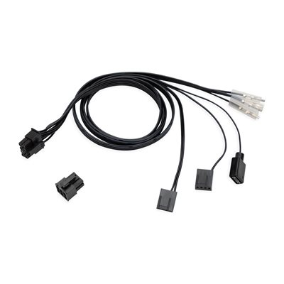 EK-Waterblocks EK-Loop OmniLink 6-Pin Power (dual PWM) - 500mm -virtakaapeli, musta