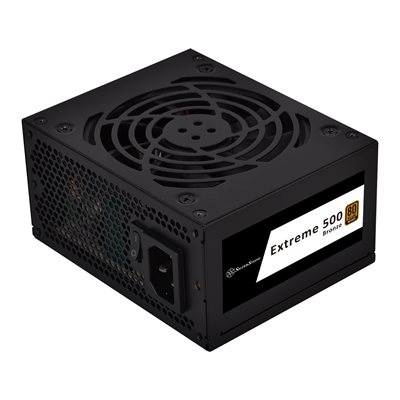 SilverStone (Outlet) 500W Extreme 500 Bronze, SFX-virtalähde, 80 Plus Bronze, musta