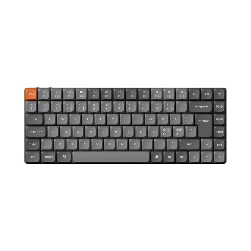 Keychron (Outlet) K3 Max, langaton mekaaninen näppäimistö, 75%, Low Profile Gateron Red, monivärinen