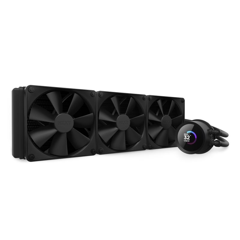 NZXT (Outlet) Kraken 360, 360mm AIO-nestejäähdytysratkaisu prosessorille, musta