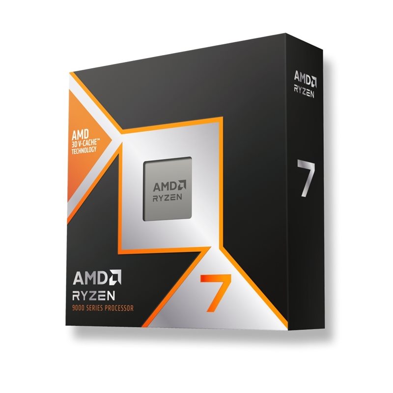 AMD Ryzen 7 9800X3D, AM5, 4.7 GHz, 8-Core, WOF