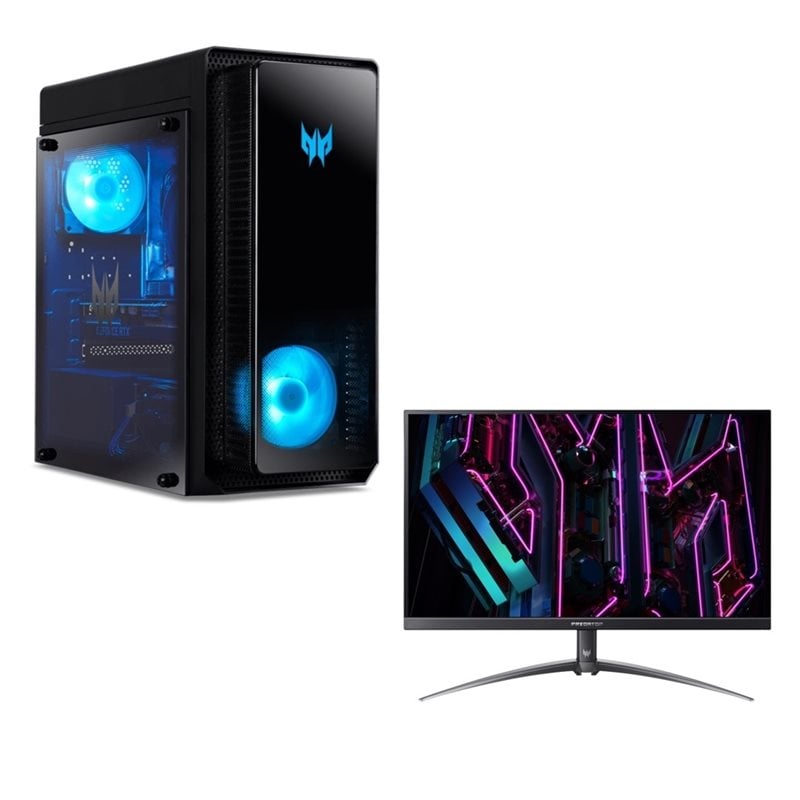 Acer Predator Orion 3000 PO3-655 -pelitietokone + 27" Predator XB273UV3 -pelimonitori (Bundletarjous!)