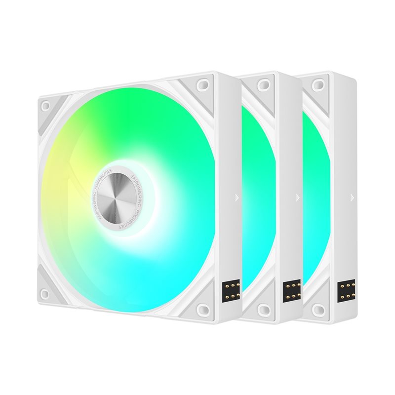 TRYX ROTA SL ARGB 120 White - Triple Pack, 120mm PWM-laitetuuletinsarja, valkoinen