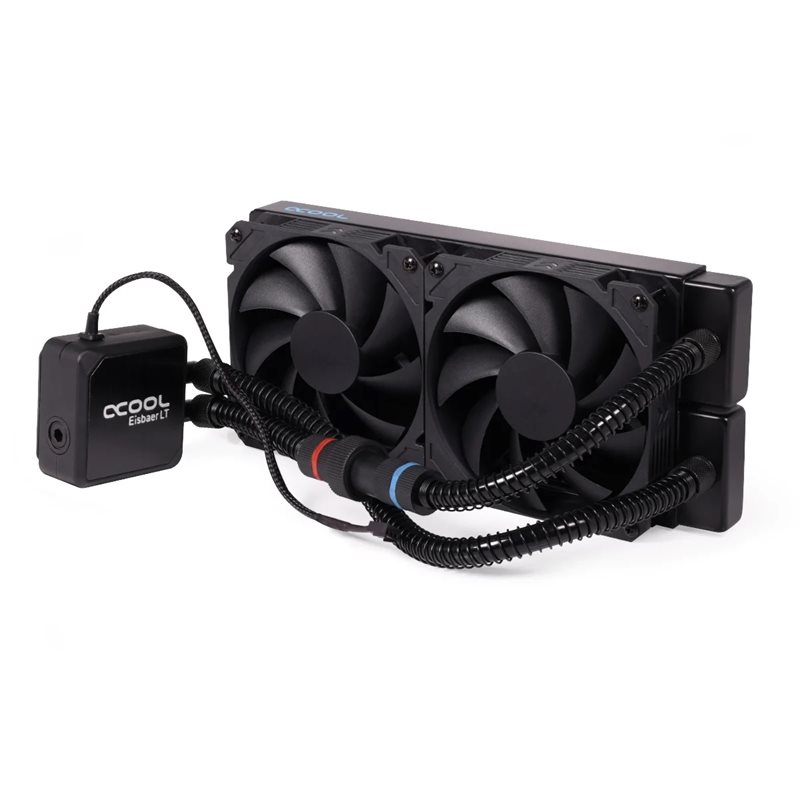 Alphacool Eisbaer LT240 CPU, AIO-vesijäähdytin prosessorille, musta
