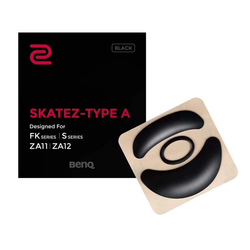 ZOWIE Skatez-Type A Controlling Glide, liukuvuuden hallinta, musta