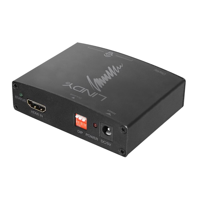 Lindy HDMI 4K -audioerotin, musta