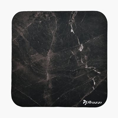 Arozzi ZONA Quattro Floor Pad, Black Marble -tuolimatto, musta / harmaa