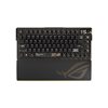 Asus ROG Azoth Extreme Edition 20, langaton mekaaninen pelinäppäimistö, 75%, ROG NX Snow, musta / kulta