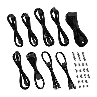 CableMod Classic ModMesh RT-Series -kaapelisarja, musta