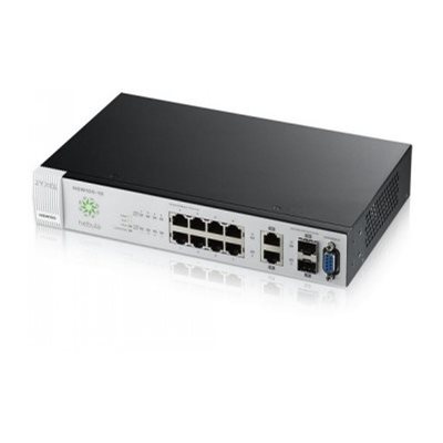 ZyXEL Nebula NSW100-10, 8-porttinen pilvihallittava kytkin, hopea/musta