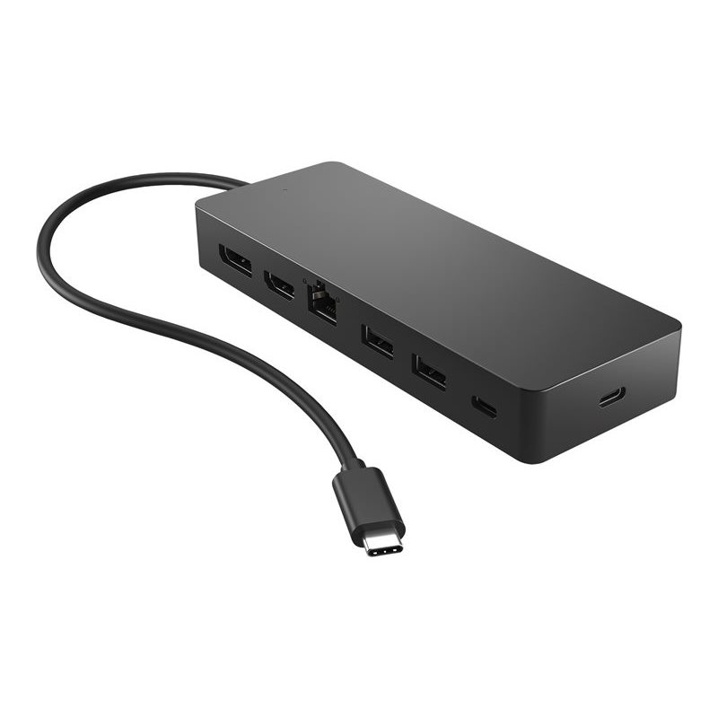 HP Universal USB-C Multiport Hub -telakointiasema, musta