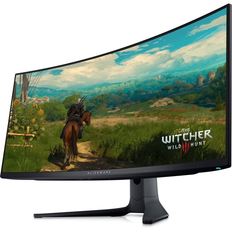 Dell 34" Alienware AW3423DWF, kaareva 165Hz QD-OLED -pelimonitori, musta - Kuva 2